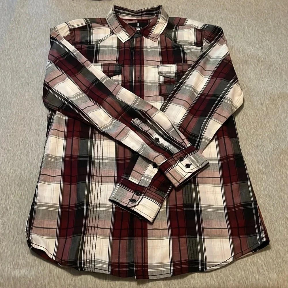 Mens l/s iJeans Button Up Shirt